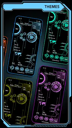 Hi-tech Circuit Launcher screenshot 4