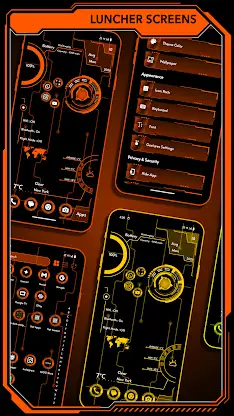Hi-tech Circuit Launcher screenshot 2