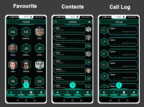 Hi-tech Phone Dialer & Contact screenshot 2