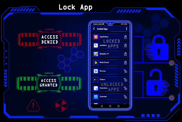 Hi-tech Launcher 2023 -AppLock screenshot 5