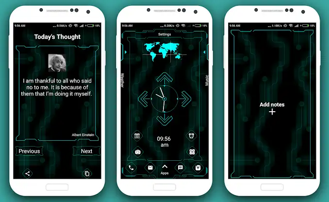 Innovative Launcher 3 - Hitech screenshot 2