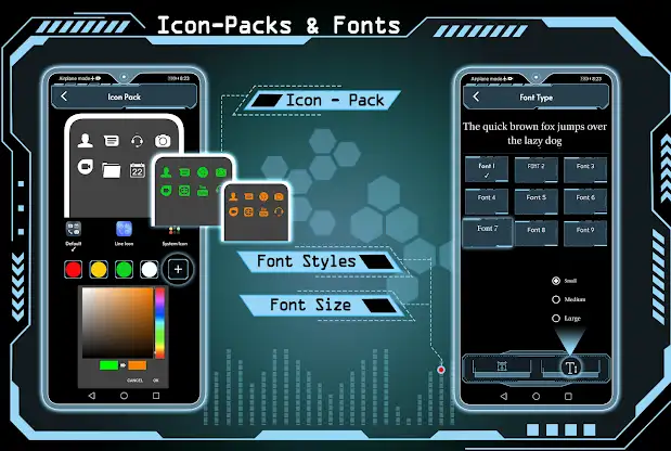 Innovative Launcher 3 - Hitech screenshot 7