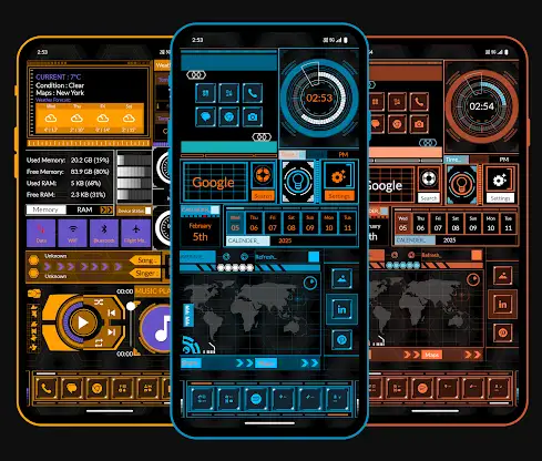 Neonedge Launcher screenshot 2