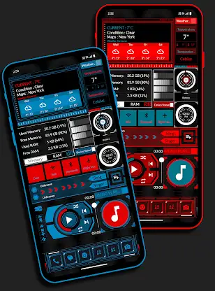 Neonedge Launcher screenshot 1