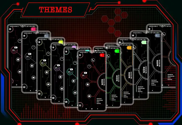 Curve Hitech launcher -Applock screenshot 2