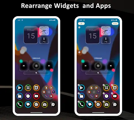 Crystal Blur Launcher screenshot 4