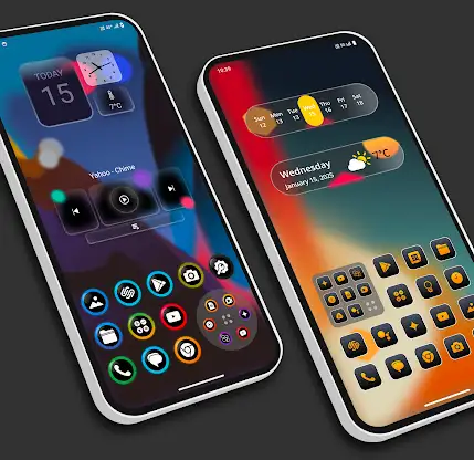 Crystal Blur Launcher screenshot 2