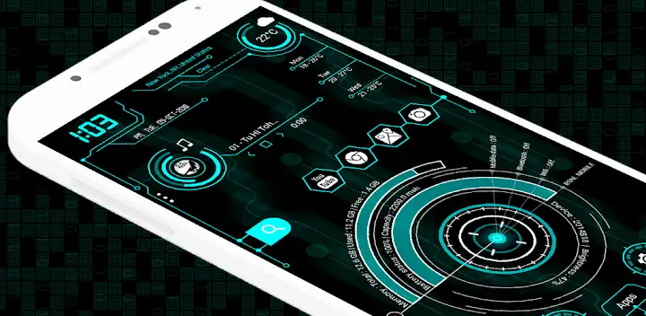 Hi-Tech Launcher Pro — Android app banner