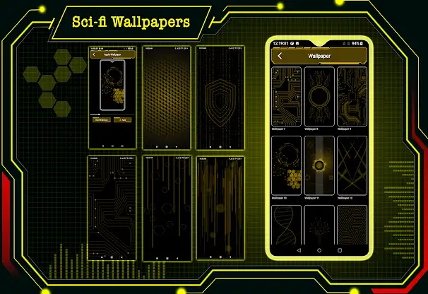 Hi-tech launcher 2025 screenshot 8
