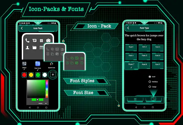 Hi-tech launcher 2025 screenshot 4