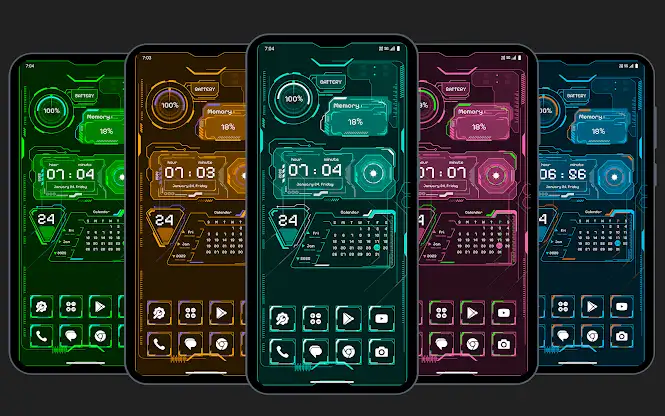 Hologrid Launcher screenshot 1