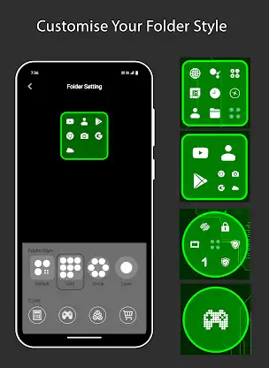 Hologrid Launcher screenshot 4