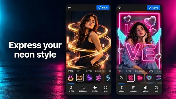 NeonArt Photo Editor & Effects screenshot 7