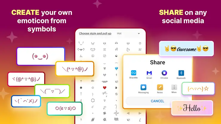 Cool Symbols & Characters screenshot 3
