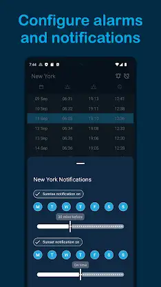 Sunrise and Sunset Times screenshot 4