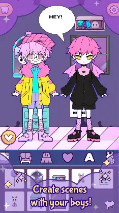 BatDoll monster boy maker game screenshot 6