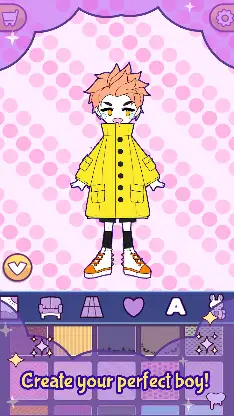 BatDoll monster boy maker game screenshot 3