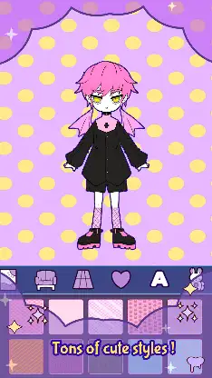 BatDoll monster boy maker game screenshot 1
