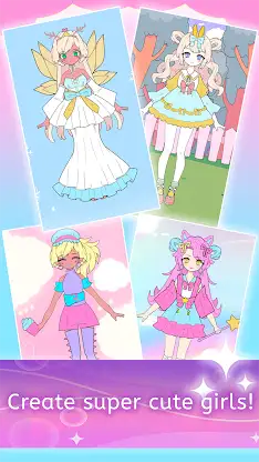 Princess Girl Dress up doll screenshot 2