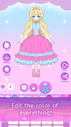 Princess Girl Dress up doll screenshot 5