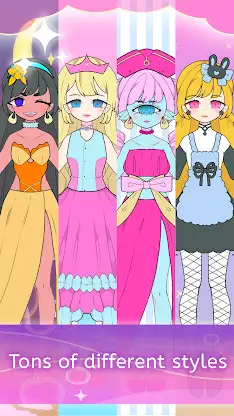 Princess Girl Dress up doll screenshot 3