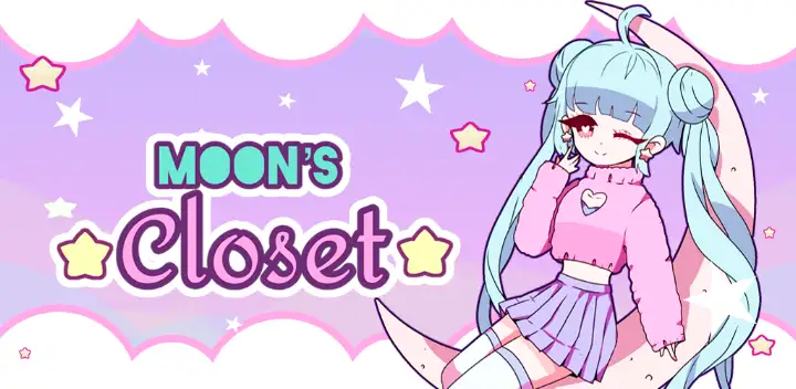 Moon's Closet dress up game — Android game banner