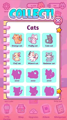 Cat Castle : Merge cute cats screenshot 5