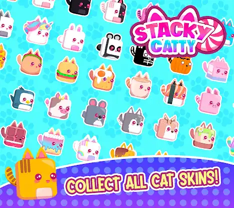 Stacky Cat kawaii runner Game screenshot 3