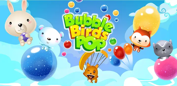 Bird Pop: Bubble Shooter Games — Android game banner