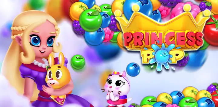 Bubble Shooter - Princess Pop — Android game banner
