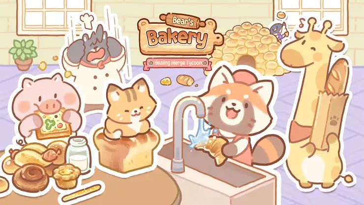 Bear Bakery - Cooking Tycoon screenshot 1