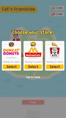 Cat diner: Franchise tycoon screenshot 1