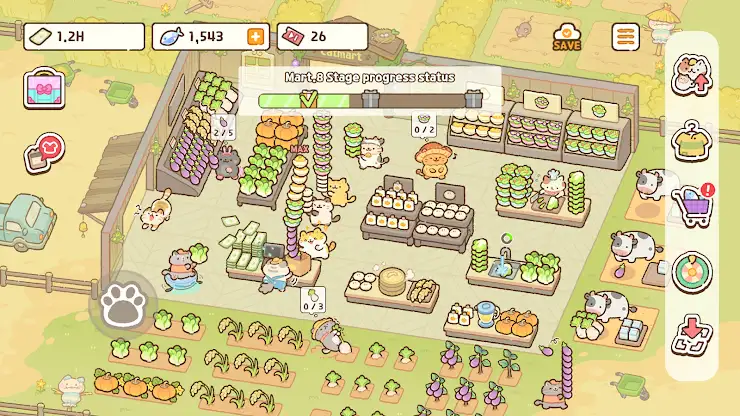 Cat Mart : Mini Market Tycoon screenshot 4