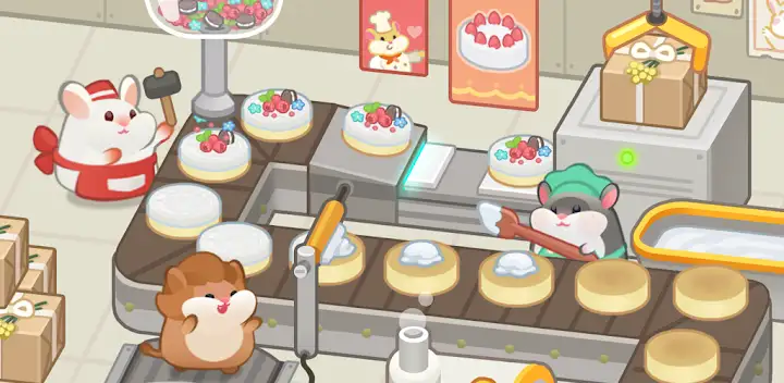 Hamster cake factory — Android game banner