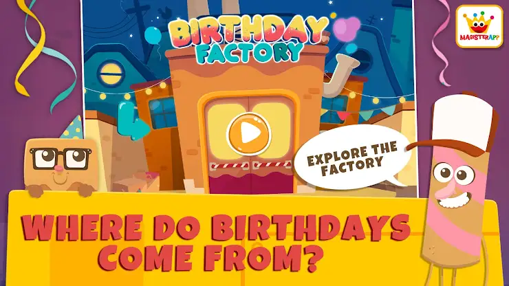 Birthday Factory: Kids games screenshot 1