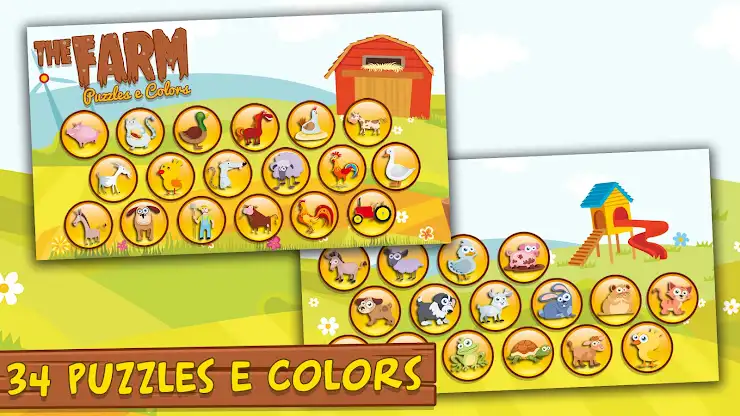 Farm Animals Puzzles Games 2+ screenshot 3