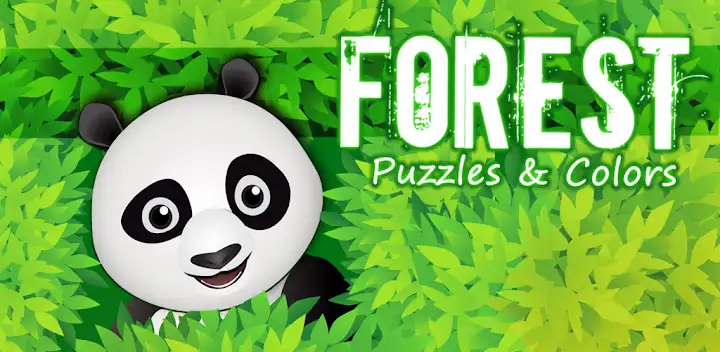 Forest - Kids Coloring Puzzles — Android game banner