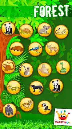 Forest - Kids Coloring Puzzles screenshot 7