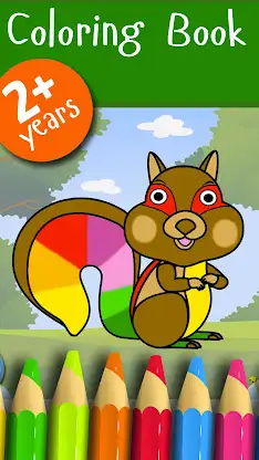 Forest - Kids Coloring Puzzles screenshot 1