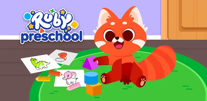 Ruby Preschool Learning Games — Android game banner