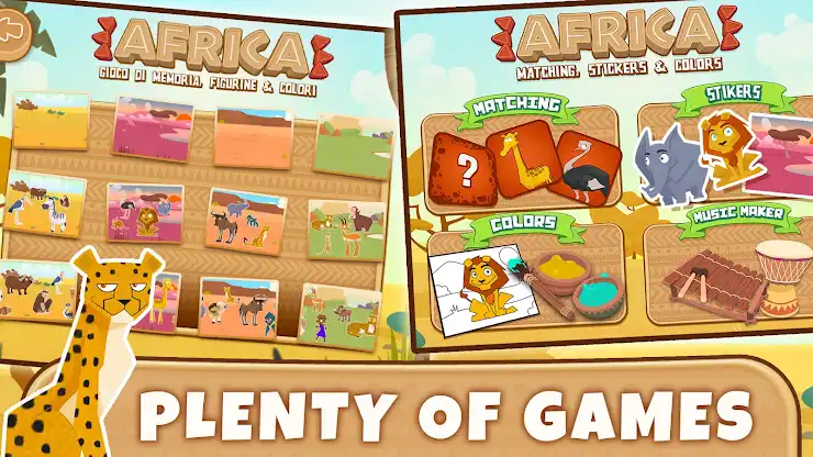 Africa Animals Games for Kids screenshot 5