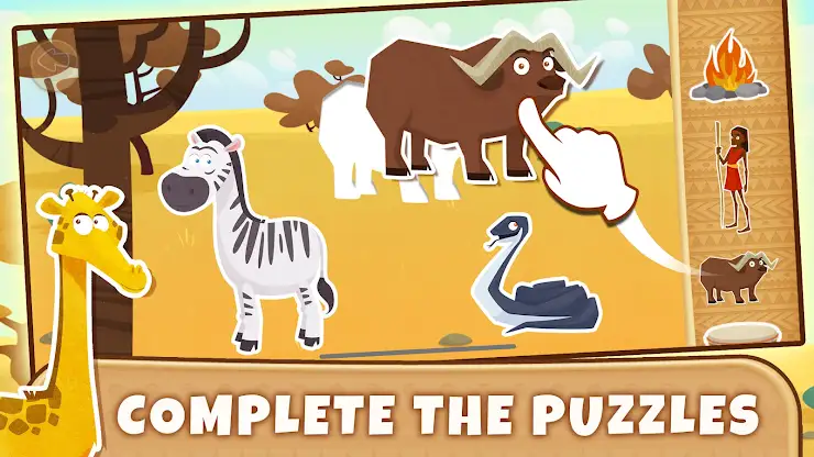 Africa Animals Games for Kids screenshot 2