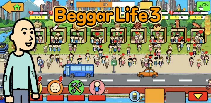 Beggar life 3 - store tycoon — Android game banner