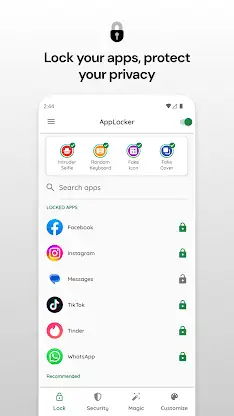 App Lock: Fingerprint, Pattern screenshot 1