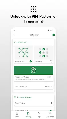 App Lock: Fingerprint, Pattern screenshot 3