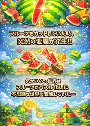 POLYGON FRUIT MERGE PUZZLE screenshot 1
