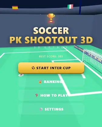 Soccer PK Shootout 3D screenshot 1