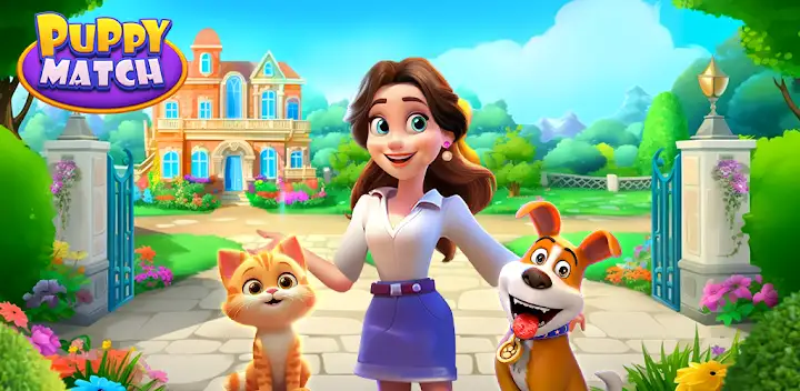 Puppy Match : Match 3 Game — Android game banner