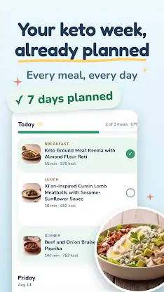 Mealione: Keto Meal Plan screenshot 1