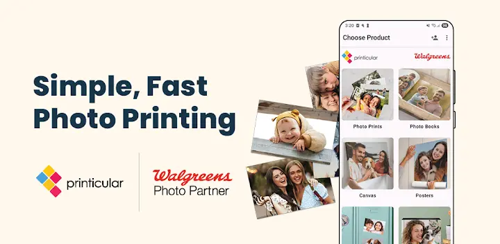 Printicular: Print Photos — Android app banner